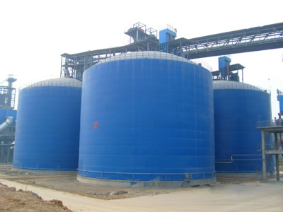 会山镇水泥钢板库改造