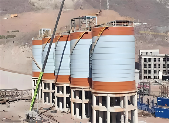 会山镇高架钢板仓