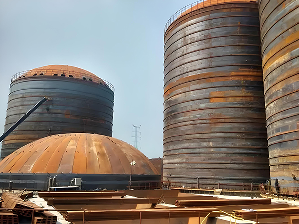 会山镇焦粉钢板仓